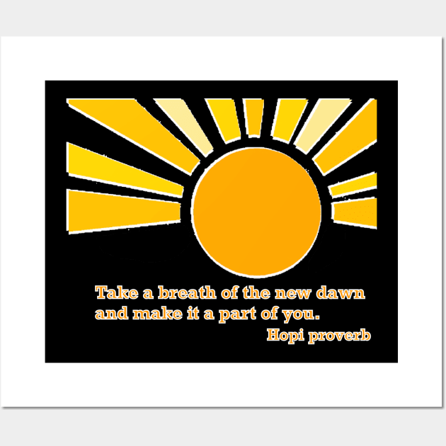 Native Wisdom Series - Hopi Dawn Wall Art by Show OFF Your T-shirts!™